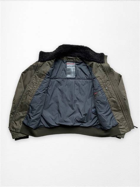 Prada Prada Giubbotto Nylon Harrington Sherpa jacket SGV813